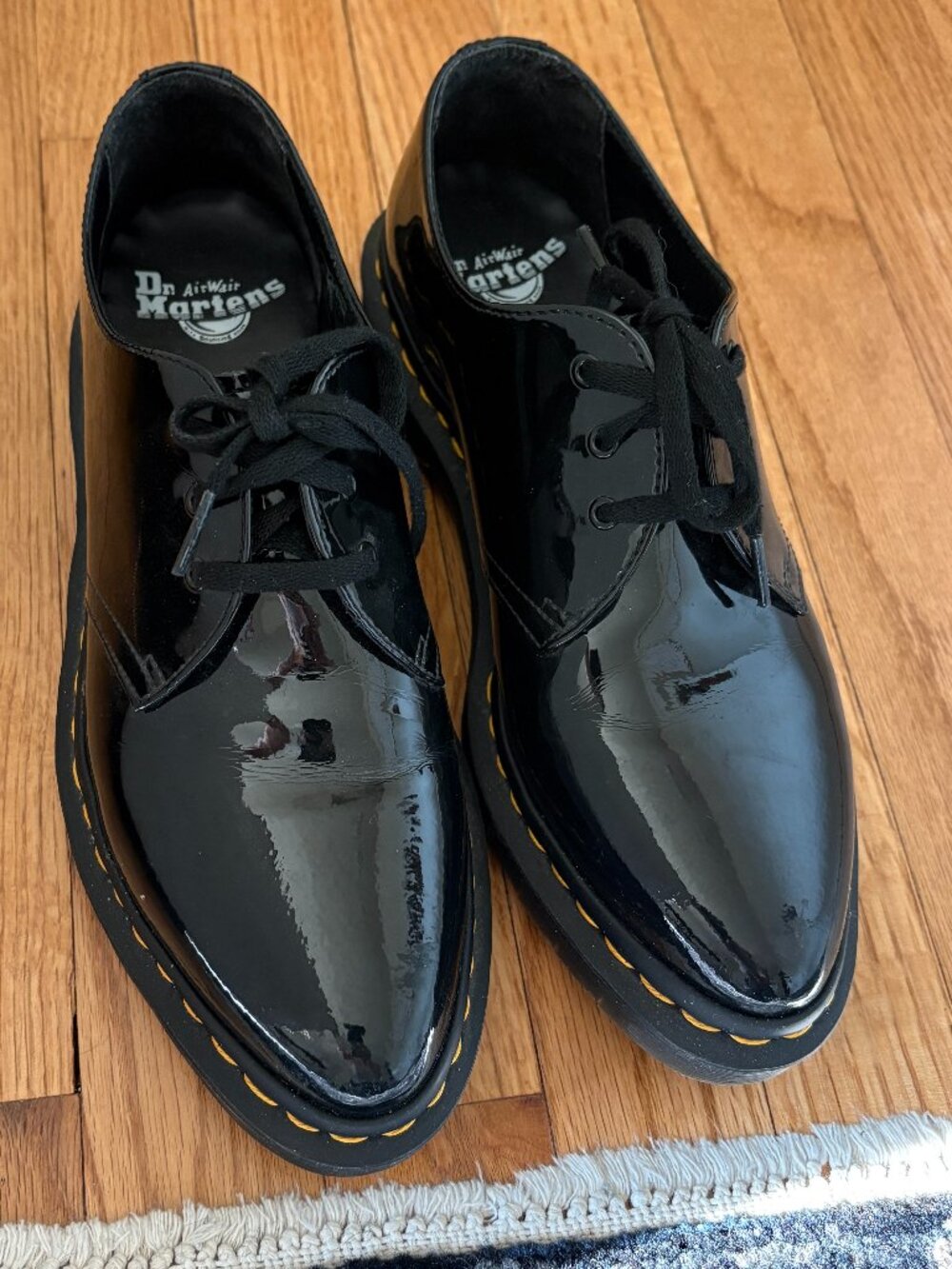 Doc Martens, Patent Black Dupree, size 9